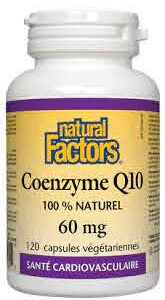 Coenzymes Q10, Natural factors, 60 mg, 120 capsules