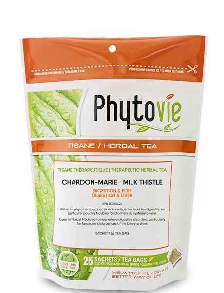 Tisane Phytovie chardon marie - 25 sachets