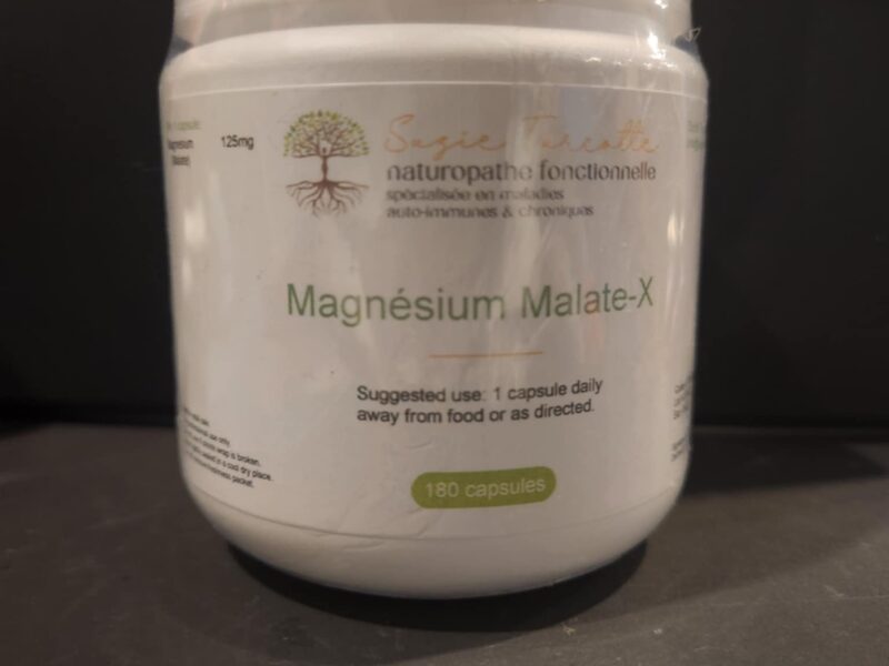 Magnésium Malate-X 180 capsules